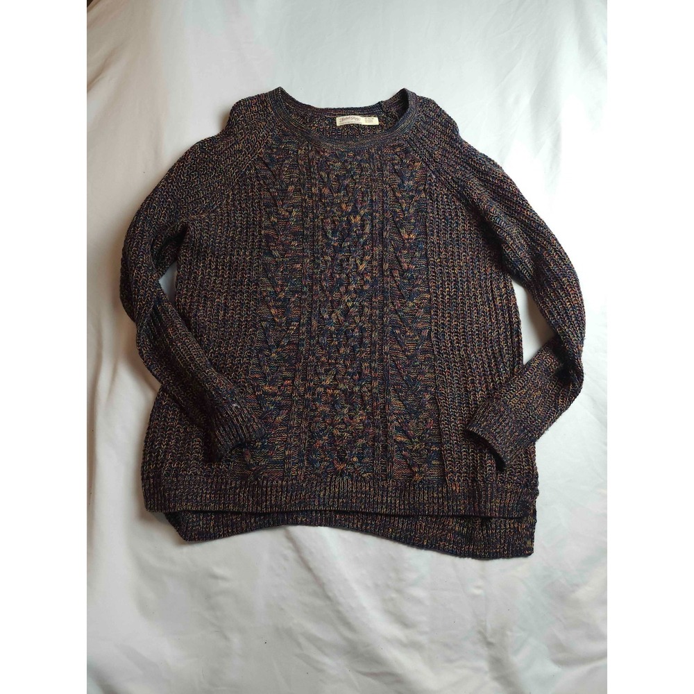 Faded Glory Sweater Womens XL 16-18 Cottagecore Boho Chic Soft Winter Layering